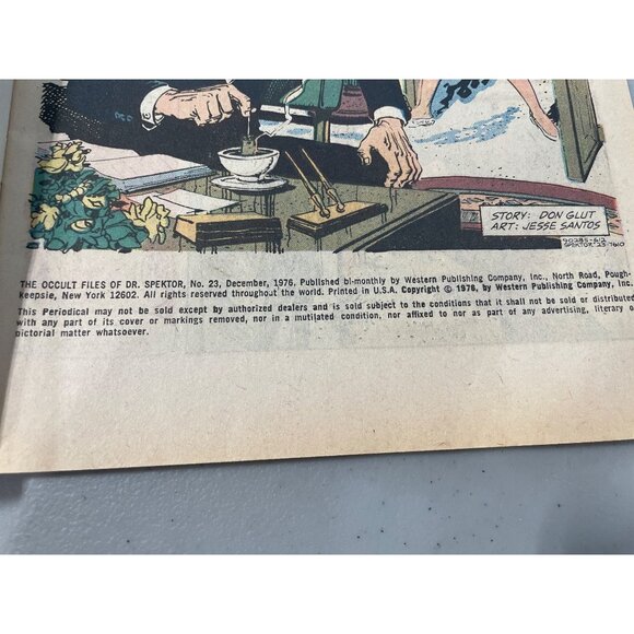 Gold Key The Occult Files Of Dr. Spektor #23 Dec 1976 Comics Bagged Boarded - Picture 6 of 6